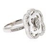 Image 2 : 14KT White Gold 0.35 ctw Diamond Ring