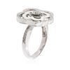 Image 3 : 14KT White Gold 0.35 ctw Diamond Ring