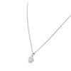 Image 3 : 14KT White Gold 0.96 ctw Diamond Pendant With Chain