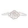 Image 1 : 14KT White Gold 0.43 ctw Diamond Bracelet