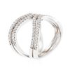 Image 3 : 14KT White Gold 0.71 ctw Diamond Ring