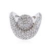 Image 1 : 14KT White Gold 1.06 ctw Diamond Ring