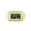 Image 1 : 14KT Yellow Gold 1.16 ctw Blue Diamond Ring