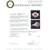 Image 4 : 14KT White Gold 2.62 ctw Tourmaline, Sapphire and Diamond Ring