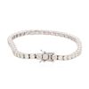 Image 2 : 14KT White Gold 5.52 ctw Diamond Tennis Bracelet