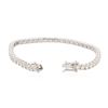 Image 3 : 14KT White Gold 5.52 ctw Diamond Tennis Bracelet