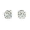 Image 1 : 14KT White Gold 2.05 ctw Diamond Earrings