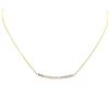 Image 1 : 14KT Yellow Gold 0.84 ctw Diamond Necklace
