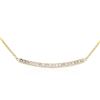 Image 2 : 14KT Yellow Gold 0.84 ctw Diamond Necklace
