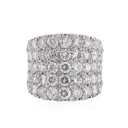 18KT White Gold 5.27 ctw Diamond Ring