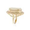 Image 3 : 14KT Yellow Gold 14.73 ctw Opal and Diamond Ring
