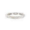 Image 2 : 18KT White Gold 0.73 ctw Diamond Ring