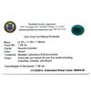 Image 2 : 7.49 ct. One Oval Cut Natural Emerald