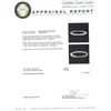 Image 4 : 14KT White Gold 4.22 ctw Diamond Bangle Bracelet