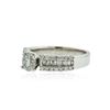 Image 2 : 14KT White Gold 1.24 ctw Diamond Ring
