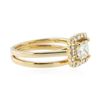 Image 2 : 14KT Yellow Gold 0.91 ctw Diamond Wedding Set