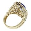Image 3 : 14KT Yellow Gold 10.41 ctw Tanzanite and Diamond Ring