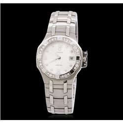 Ladies Concord Saratoga Stainless Steel 0.22 ctw Diamond Wristwatch