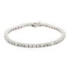 Image 1 : 14KT White Gold 8.02 ctw Diamond Bracelet