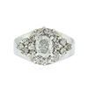 Image 1 : 14KT White Gold 1.47 ctw Diamond Ring