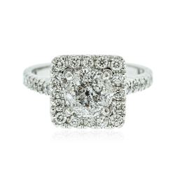 14KT White Gold 1.97 ctw Brilliant Cut Diamond Ring