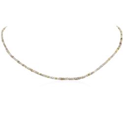 14KT Yellow Gold 21.62 ctw Rough Diamond Necklace