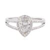 Image 1 : 14KT White Gold 1.02 ctw Diamond Ring