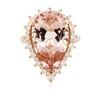 Image 1 : 14KT Rose Gold 10.24 ctw Morganite and Diamond Ring