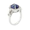 Image 3 : 18KT White Gold 3.60 ctw Tanzanite and Diamond Ring