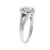 Image 3 : 14KT White Gold 1.125 ctw Diamond Ring