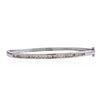 Image 1 : 14KT White Gold 1.00 ctw Diamond Bangle Bracelet