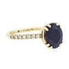 Image 2 : 18KT Yellow Gold 2.68 ctw Sapphire and Diamond Ring