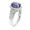 Image 3 : 14KT White Gold 2.88 ctw Tanzanite and Diamond Ring