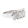 Image 2 : 14KT White Gold 1.54 ctw Diamond Ring