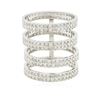 Image 1 : 14KT White Gold 1.07 ctw Diamond Ring