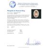 Image 4 : 14KT White Gold 14.80 ctw GIA Cert Morganite and Diamond Ring