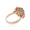 Image 3 : 14KT Rose Gold 2.63 ctw Smokey Topaz and Diamond Ring