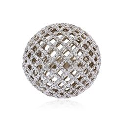 14KT White Gold 2.87 ctw Diamond Ring