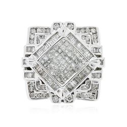 14KT White Gold 2.77 ctw Diamond Ring