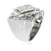 Image 3 : 14KT White Gold 2.77 ctw Diamond Ring