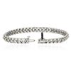 Image 3 : 14KT White Gold 1.13 ctw Diamond Tennis  Bracelet