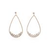 Image 1 : 14KT Rose Gold 2.55 ctw Diamond Earrings