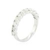 Image 3 : 14KT White Gold 0.88 ctw Diamond Ring