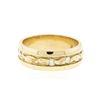 Image 2 : 14KT Yellow Gold 0.23 ctw Diamond Ring