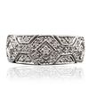 Image 1 : 14KT White Gold 0.43 ctw Diamond Ring