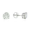Image 2 : 14KT White Gold 1.46 ctw Diamond Solitaire Earrings