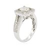 Image 3 : 18KT White Gold 1.56 ctw Diamond Ring