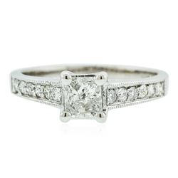 14KT White Gold 0.99 ctw Diamond Ring