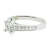Image 2 : 14KT White Gold 0.99 ctw Diamond Ring