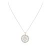 Image 1 : 14KT White Gold 0.40 ctw Diamond Pendant With Chain